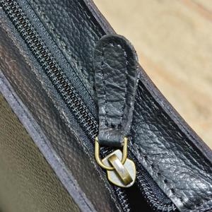 Bolso de Hombro Bohemio de Cuero Genuino con Borlas y Flecos, Diseño de Letras, Correa Única, Cierre de Cremallera, Color Bronceado, Antirrobo, Cadenas de Verano - Product Image 5