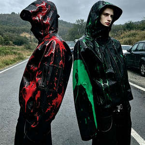 Chaqueta Impermeable Cortavientos Térmica Hidrocrónica con Tecnología de Cambio de Color por Temperatura para Hombre - Product Image 6