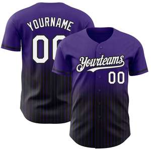 Maillot de baseball personnalisé avec nom et numéro d'équipe, tissu respirant de qualité supérieure 100%, maillot d'équipe de baseball personnalisé - Product Image 4