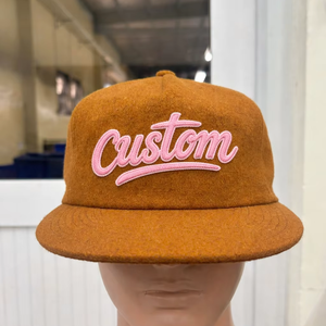 Gorras Snapback de Fieltro Personalizadas con Logotipo, Gorras de Moda con Visera Plana para Uso Casual al Aire Libre - Product Image 1