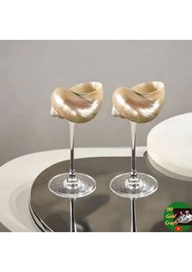 Gobelet en coquillage marin fait main de luxe, coupe à vin créative pour les mariages, les événements et le marché des cadeaux - Product Image 3