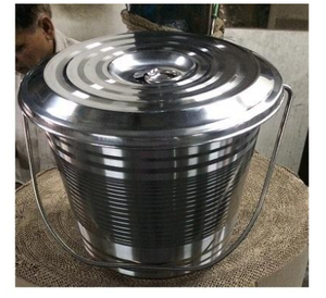 MIINOX MW-PSB Stainless Steel Water <b>Bucket</b> 6-10L Capacity Eco-Friendly Home & Kitchen Utility <b>Bucket</b> for Export - Product Image 6