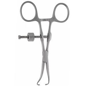 Bone Fragment <b>Clamp</b> Orthopedic Surgical Instrument Stainless Steel Precision Bone Holding Manual Ratchet Locking Mechanism - Product Image 3