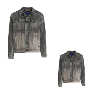 <b>Men's</b> Regular Fit Denim <b>Jacket</b> Comfortable Button Closure <b>Long</b> Sleeve Casual Fashion Outerwear for Daily Wear - Product Image 2
