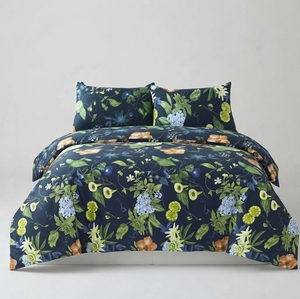 Drap de lit en satin vert Vienne T=200, 100% coton, tissé uni, respirant, toutes saisons, style simple, usage domestique - Product Image 3