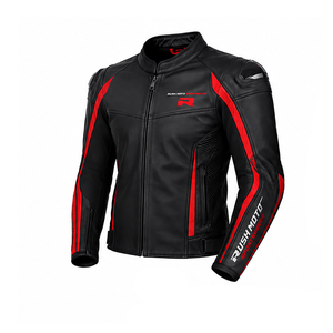 Men's Leather <b>Motorcycle</b> <b>Jacket</b> Full Sleeve Waterproof Breathable Anti-UV Plus Size Racing <b>Summer</b> Adult - Product Image 1