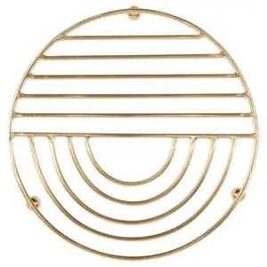 Red Enamel Heart <b>Trivet</b> Floral Filigree Cast Iron Pot Stand for Premium Food Warmers and Casseroles Heat Resistant - Product Image 3