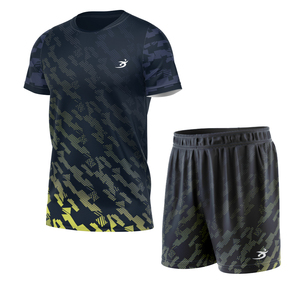 T-shirt de badminton personnalisé à col en V, manches courtes, 100 % polyester respirant, entièrement sublimé, pour équipe, à prix abordable - Product Image 3