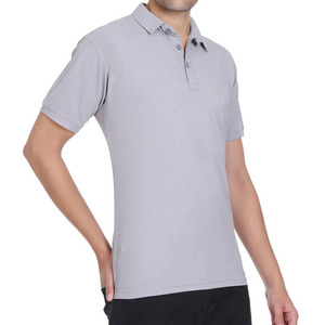 Nuevo Estilo de Moda para Camisas al por Mayor, Camiseta de Verano para Hombre, Tejida, de Manga Corta, 100% Algodón, Informal, Sólida, Transpirable, Hecha a Medida - Product Image 4