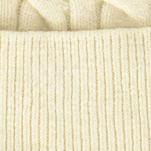 Ribbed Beanie Hat Solid Color Knit <b>Winter</b> <b>Cap</b> Unisex Adult 56-58CM Acrylic Casual Style - Product Image 5