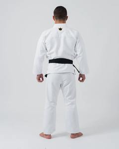 Uniforme Profesional de Artes Marciales Bjj GI Jiu Jitsu Kingz Comp 450 V6 en Blanco, Gi de Jiu Jitsu Brasileño de Alta Resistencia - Product Image 6