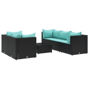 Ensemble de 5 chaises longues de patio noires, ensembles de jardin élégants - Product Image 2