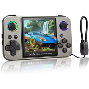 L8 Pocket Retro Gaming <b>Console</b> with MP3 Player Function Supports 6000+ Classic Games on 10 Emulators Handheld <b>Black</b> Player - Product Image 1