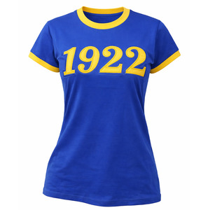 Camiseta Personalizada de Cuello Redondo para Mujer, Sorority Zeta Phi Beta, 100% Algodón, Colores Personalizados, Corte Regular, Verano, Casual, con Apliques - Product Image 1