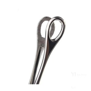 HERMANN MEDITECH <b>Sponge</b> Holding Forceps 17-142-280 Professional Manual Ring <b>Handle</b> Design Stainless Steel Reusable High - Product Image 4