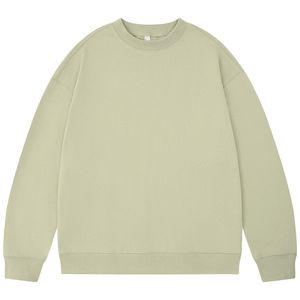 Sweat-shirt à col rond vert clair pour homme, impression numérique, décontracté, manches longues, coton, pull confortable, streetwear - Product Image 3
