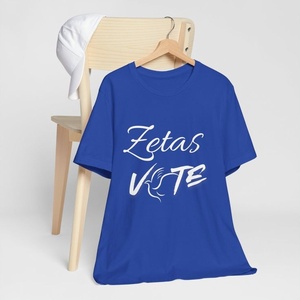 Camisetas Clásicas de Verano para Mujer y Niña, Diseño a Cuadros, Estilo Sorority, con Parches, Estampado Gráfico Azul Rey, Manga Corta - Product Image 1