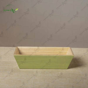 Bandeja de Almacenamiento de Bambú Tejido, Bandeja Organizadora de Bambú Ecológica Hecha a Mano para Uso en el Hogar y la Cocina - Product Image 6