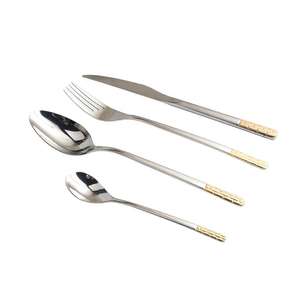 Ensemble de couverts en acier inoxydable durable et résistant |   Couverts épais pour usage professionnel et fêtes à domicile - Product Image 5