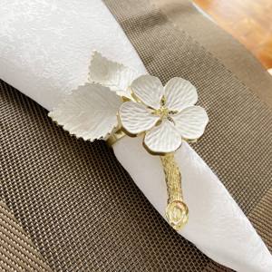 Premium Finish Metal Napkin Rings Eco-Friendly Durable Customizable Design Classic Style for Elegant Table Settings Reusable - Product Image 2