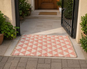 Tapis en laine à carreaux antidérapants avec logo personnalisé pour hôtels, restaurants, bureaux, magasins de détail, événements et image de marque d'entreprise - Product Image 1