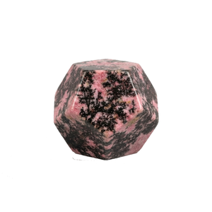 Rodonita Natural Pulida, Dodecaedro, Piedra Geométrica, Cristal, Gema, Feng Shui, Piedras Curativas - Product Image 1