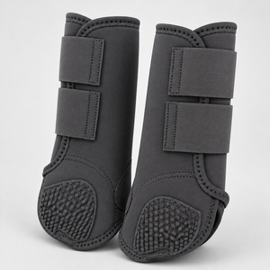 Bottes de sport pour chevaux en néoprène de qualité supérieure pour l'équitation, l'entraînement, la course, le saut d'obstacles et l'utilisation en écurie, avec un ajustement confortable et une protection contre les contusions - Product Image 6