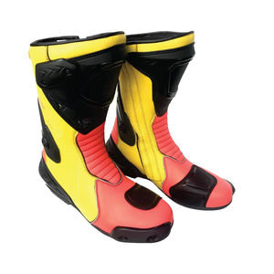Botas de Motociclismo al por Mayor, Jersey de Carreras para Hombre, Zapatos de Cuero para Motocicleta, Impermeables, Transpirables, Duraderos y Cómodos - Product Image 4
