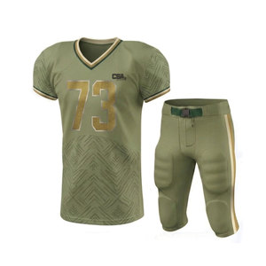 Uniforme de football américain personnalisé, respirant et durable, maillot et pantalon pour les équipes universitaires et professionnelles - Product Image 1