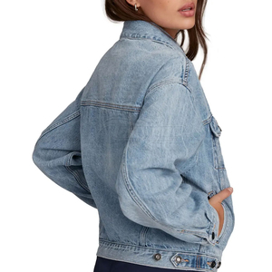 Chaqueta de Mezclilla para Mujer, 100% Algodón, Acabado Ecológico, Secado Rápido, Transpirable - Product Image 2