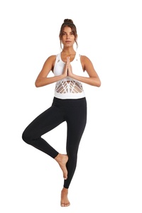 กางเกงเลกกิ้งเอวสูงสำหรับผู้หญิงผ้าถักสแปนเด็กซ์โพลีเอสเตอร์สวมใส่สบายระบายอากาศได้ดีพิมพ์ลายเซ็กซี่ - Product Image 2