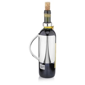 Moderno Porta Botellas de Vino de Metal, Expositor de Mesa Curvo Único - Product Image 2