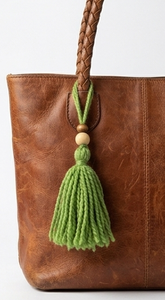 Marcapáginas de Acrílico Verde con Borla, Estilo Bohemio, Decoración para el Hogar, para Amantes de los Libros, Uso en Interiores - Product Image 2