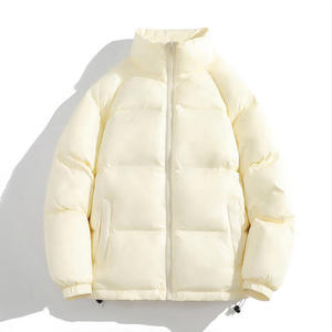 Customized Logo Detachable Hooded Padded <b>Coats</b> Men Padded <b>Coats</b> <b>Bubble</b> Down Jacket With Hood Warm Winter Men - Product Image 4