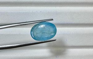 Cabujón de Aguamarina Natural, Piedra Preciosa Azul, Piedras Sueltas para Joyería, Anillos, Colgantes, Pendientes, Alta Claridad - Product Image 1