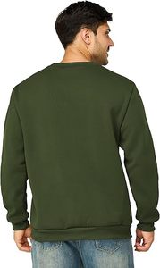 Sweat-shirt brodé en coton 100% de qualité supérieure pour hommes - Texture douce et lisse, style sportif, vêtement décontracté élégant - Product Image 3
