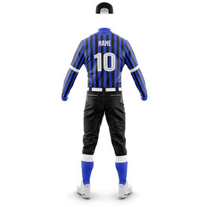 Ensemble d'uniformes de baseball et de softball personnalisés en polyester sublimé, maillots pour hommes personnalisables avec sangle réglable - Product Image 5