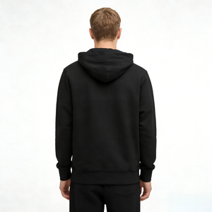 Sudadera con capucha extragrande con cremallera y estampado personalizado Glory, calidad premium, 100% algodón, hombros caídos, OEM, venta al por mayor, unisex - Product Image 3