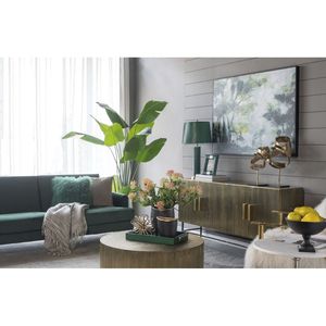 14x14x27 lampada da tavolo in pelle elegante ed elegante arredamento per la casa - Product Image 4