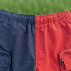 Shorts coupe-vent en nylon pour hommes, résistants à l'eau, décontractés, imperméables, unisexes, taille élastique, 100 % nylon - Product Image 4