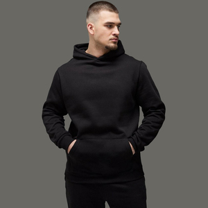 Autumn Luxury <b>Pullover</b> 400gsm Oversized Hoodie Streetwear <b>Pullover</b> Custom Logo Bulk Cotton Fleece Drop Shoulder Private Label - Product Image 1