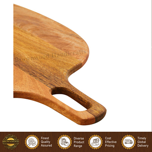 Premium Quality Natural Wood Finished Color 100% Natural Acacia Wood Cutting Board 18m Perfect for Vegetables Chopping & Cutting - Product Image 2