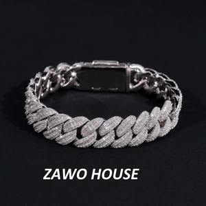 Pulsera de tenis de lujo con diamantes de moissanita más vendida para mujer, disponible en grandes cantidades. - Product Image 2