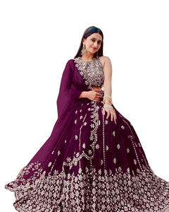 Nuevos conjuntos elegantes de 3 piezas de Lehenga Choli y Dupatta para mujer, precio competitivo, servicio OEM, vestidos de fiesta, ropa de boutique para damas - Product Image 5