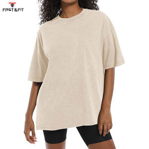 T-shirts surdimensionnés personnalisés 100 % coton pour femmes, motif plumes d'été, 210 g/m², design tricoté uni décontracté, impression par transfert thermique/sérigraphie - Product Image 5