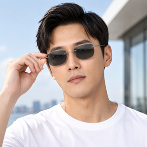 Frameless Eyeglasses Anti Blue Light UV420 Square Titanium Lightweight Pure Titanium Custom Rx Designer - Product Image 4