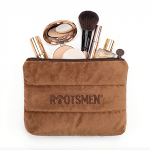 Pochette de maquillage matelassée en polyester avec fermeture éclair, réversible, tendance, à ouverture plate, lavable, logo personnalisable, couleur personnalisée - Product Image 6