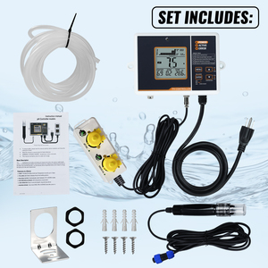 Controlador de pH Digital de Alto Rendimiento, Doble Relé, Dosificación Ajustable, Calibración Automática de 2 Puntos para Acuarios e Hidroponía - Product Image 3