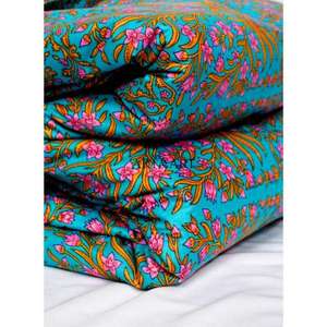 Telas de Algodón 100% Estampadas a Mano de Jaipur, India, Venta al por Mayor de Telas Personalizadas con Estampado a Bloque - Product Image 3