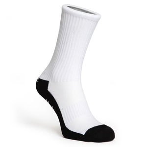 Chaussettes de football courtes pour hommes, personnalisables avec logo, en polyester côtelé, écologiques, anti-transpiration, avec design à la cheville - Product Image 1